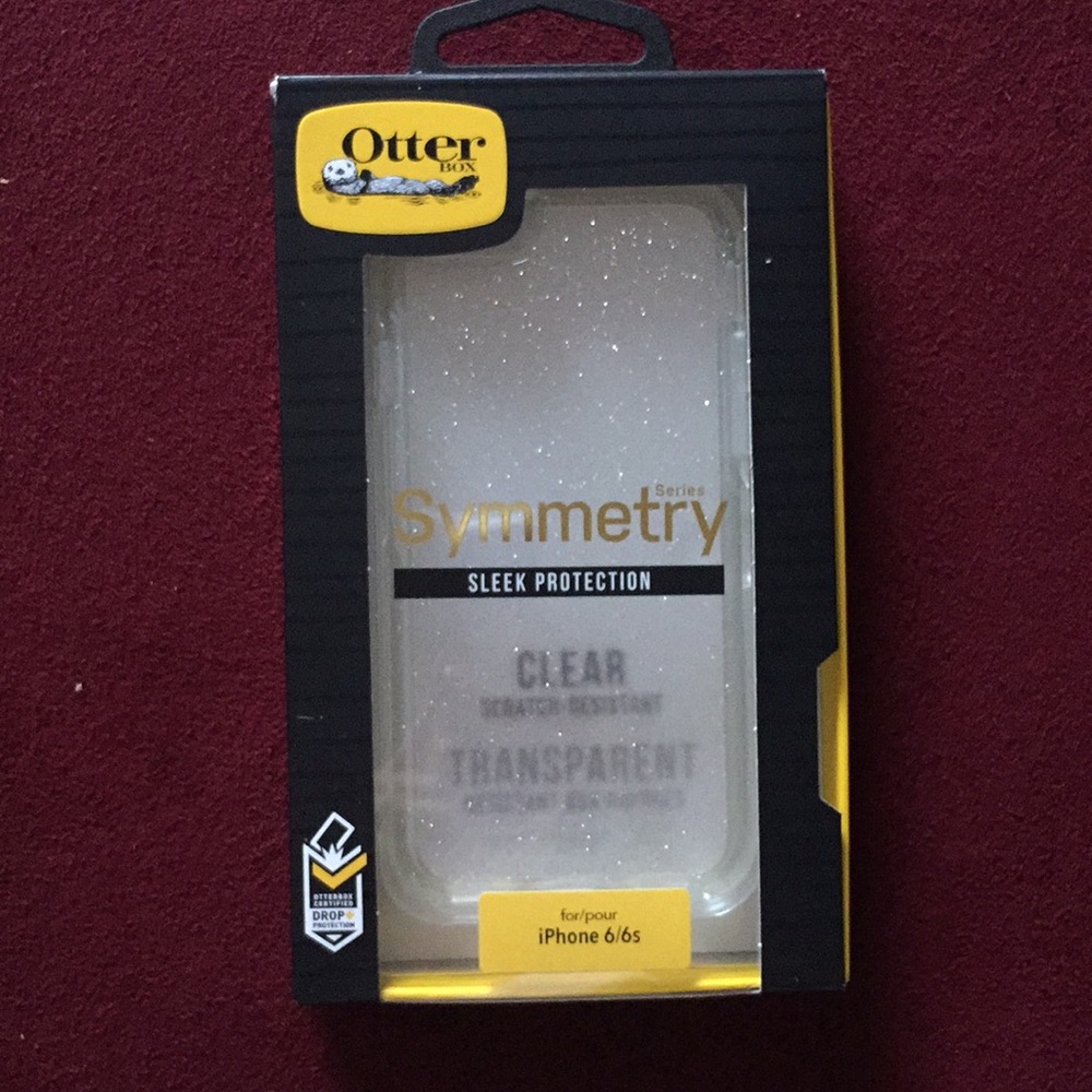 iPhone 6 Otterbox symmetry case in stardust/clear